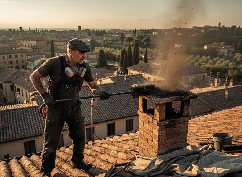 pulizia canna fumaria