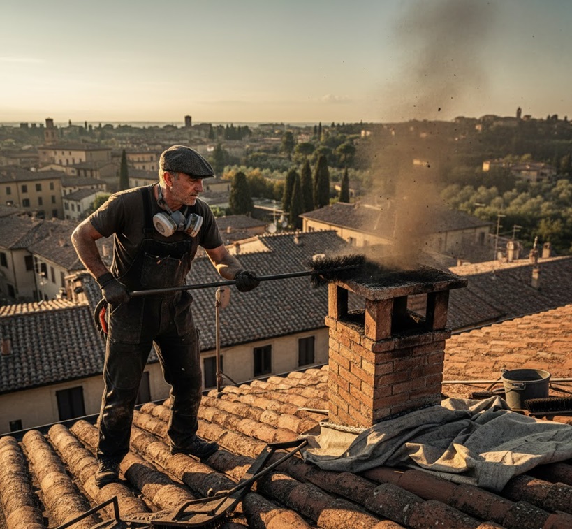 pulizia canna fumaria